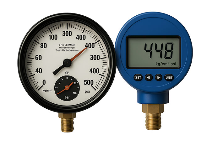 گیج فشار دسته بتدی