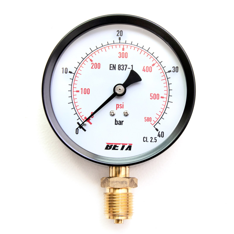 گیج فشار صفحه 10 سانت خشک عمودی BETA گیج فشار صفحه 10 سانت خشک عمودی BETA