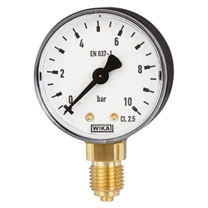 گیج فشار صفحه 10 سانت خشک عمودی 111.10.100 WIKA