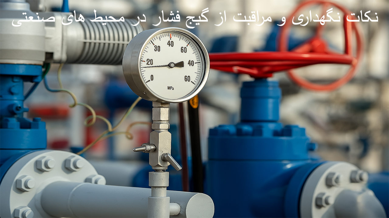 نکات نگهداری و مراقبت از گیج فشار در محیط‌ های صنعتی