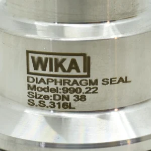 WEBP2 دیافراگم استیل سیل کلمپی مدل WIKA 990.22