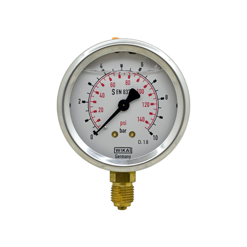 گیج فشار صفحه 6 سانت استیل WIKA 213/53/63 گیج فشار صفحه 6 سانت استیل WIKA 213/53/63