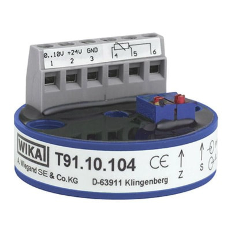 ترانسمیتر دما HART مدل T91.10 هدمونت WIKA