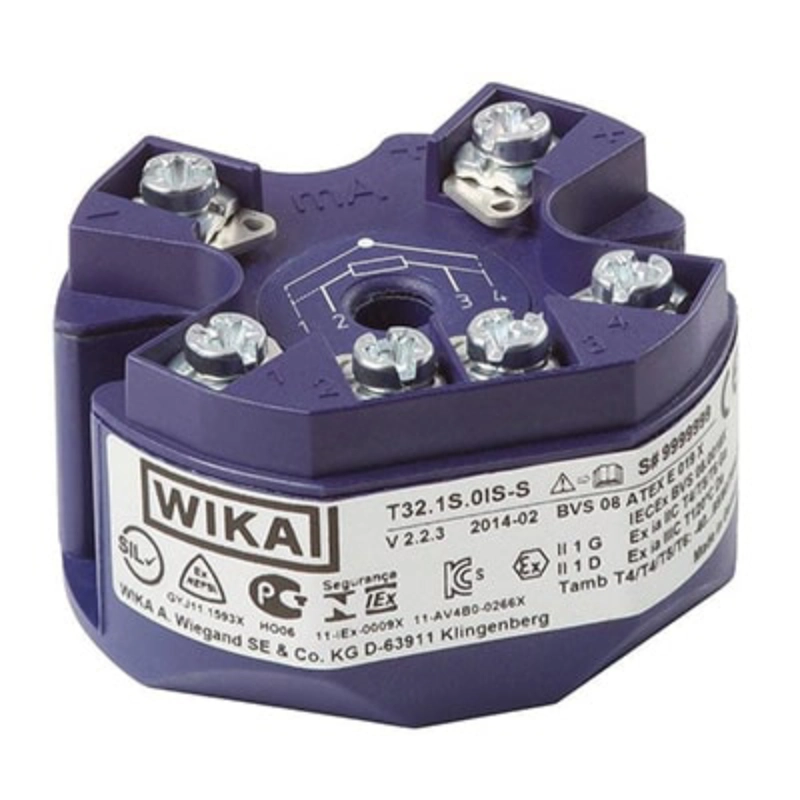 ترانسمیتر دما HART مدل T32.xS هدمونت WIKA