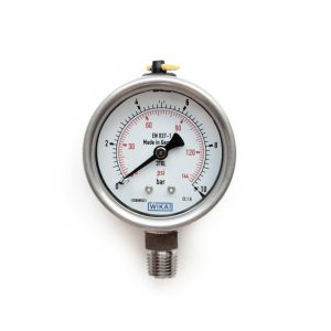 گیج فشار صفحه 6 سانت استیل عمودی WIKA