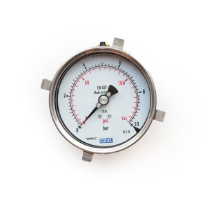 گیج فشار صفحه 10سانت استیل افقی WIKA