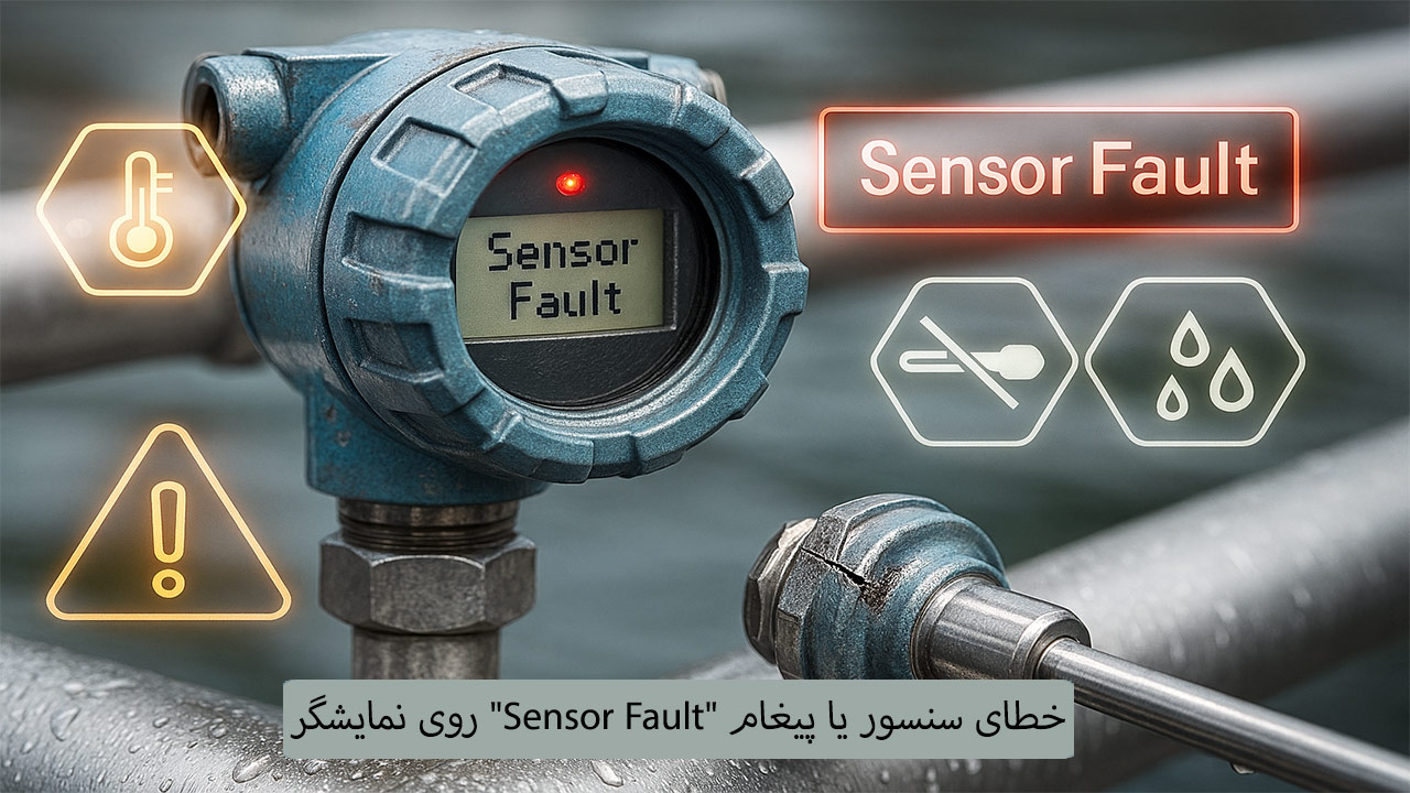 خطای سنسور یا پیغام "Sensor Fault" روی نمایشگر