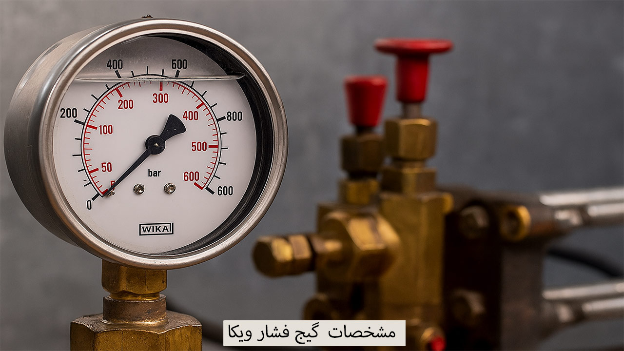 مشخصات گیج فشار ویکا