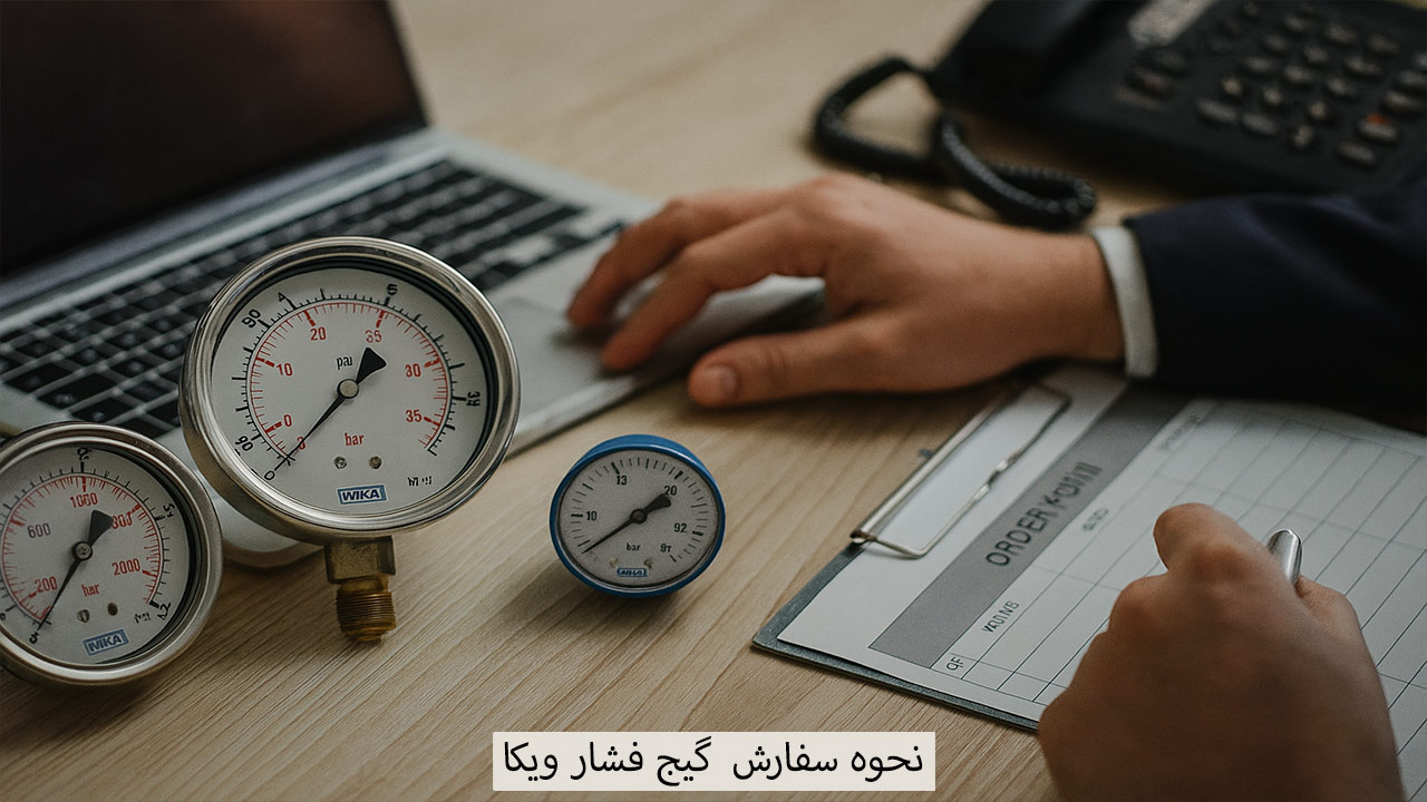 نحوه سفارش گیج فشار ویکا