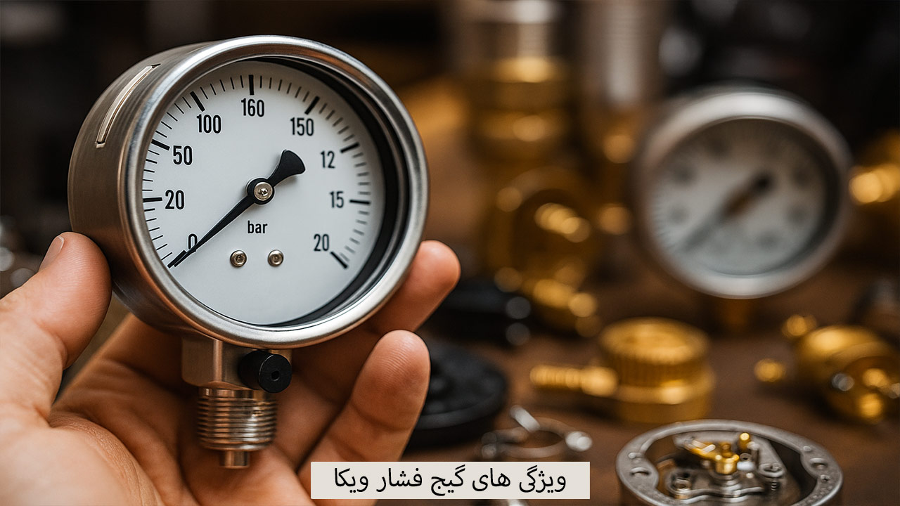 ویژگی های گیج فشار ویکا